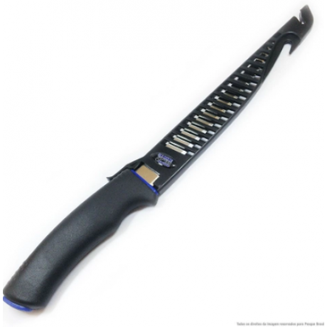 Faca Filetadeira Marine Sports 9 Fillet Knife MS10-00008 Com Afiador e Bainha - Shopping OI BH