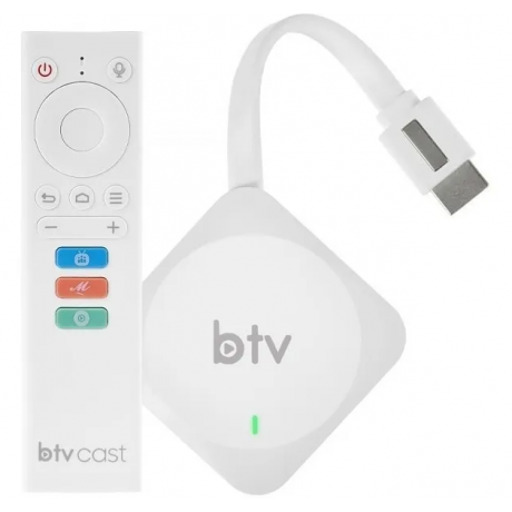 Tv Box BTV Cast Wifi 5G 2GB RAM 8GB ROM, 4K Android 9.0 Lançamento 2021 - Shopping Oi BH