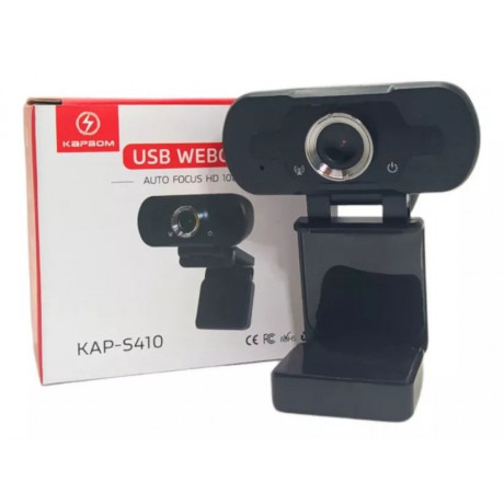 Webcam Hd 1080p Usb Com Microfone Digital Kapbom Kap-s410