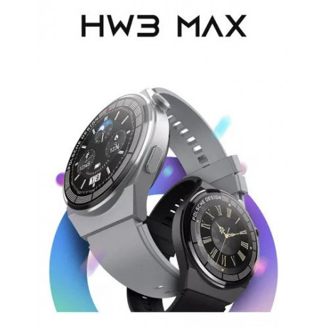 Relógio Smartwatch Inteligente Redondo Hw3 Max Digital Cor Da Caixa Sortido