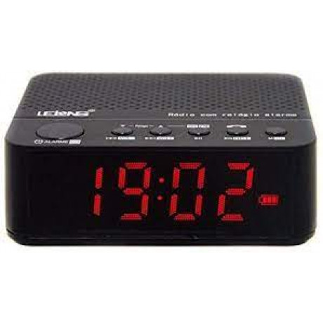 Rádio Relógio Digital Alarme Bluetooth/Fm/Sd LE-674  - Shopping oi bh