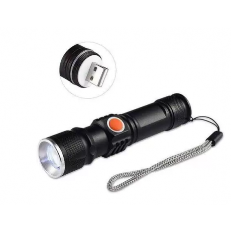 Mini Lanterna Tática Super Potente Led Recarregável USB C/ Zoom – inn- Shopping Oi BH