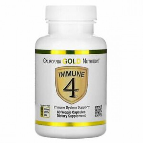 Immune4, 60 Cap. California Gold - Complexo Vitamínico - Shopping oi bh