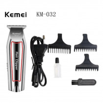 Máquina de Barbear e Cortar Cabelo km-032 - Kemei - Shopping Oi BH