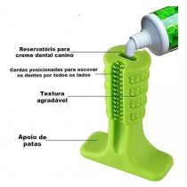 Escova Dental De Cachorro Mordedor Limpa Dentes 