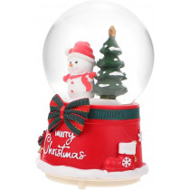 Bola de Neve Decorativa com Papai Noel 