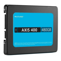 Ssd Multilaser 2, 5 Pol. 480Gb Axis 400 - Gravação 400 Mb/S - SS401-Shopping OI BH 