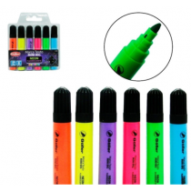 Caneta Marca Texto Mini Big Trend Colors Kit Com 6 Pecas - Shopping OI BH