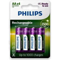 Pilha Recarregável Philips AA x 4 Und. - Shopping OI BH
