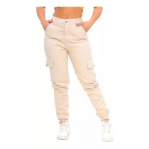 Calça Jeans Feminina Jogger Com Bolso Lateral 