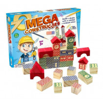 Jogo Mega Construções - 200 peças - Pais e Filhos - Shopping OI BH