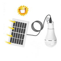 Kit Lâmpada Led e Painel Solar - IP68 -Shopping OI BH 