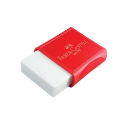 Borracha Faber Castell Max Pequena Plástica Vermelha