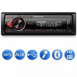 Som Automotivo Pioneer MP3 Player Rádio AM/FM - MVH-S218BT