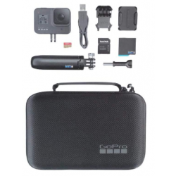 Camera GoPro Hero 8 Black Essencial Bundle (Kit - à prova d'água)