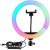 Kit Ring light RGB 10' Polegadas + Tripé 2m