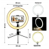 Ring Light de mesa 8 Polegadas, tripé + suporte celular - Shopping Oi BH