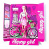 Boneca Happy Girl Bike Tipo Barbie Com Bicicleta E Patins - Shopping OI BH