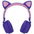 Headphone Fone Bluetooth Com LED Orelha de Gato Estéreo-Shopping OI BH 