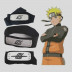 Kit cartela do Naruto Com Bandana, Kunai e Shuriken - Shopping OI BH