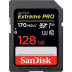 Cartão SDXC SanDisk 128Gb Extreme PRO 170Mb/s UHS-I V30-SHOPPING OI BH
