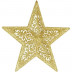 Enfeite De Natal Estrela Filigrana Glitter 15cm - Shopping OI BH